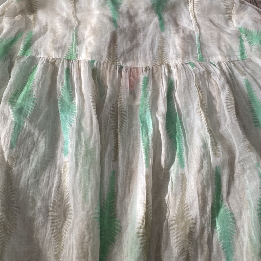 Roller Rabbit Serafina Palm Pattern Tunic💚🤍💗 - Picture 12 of 12
